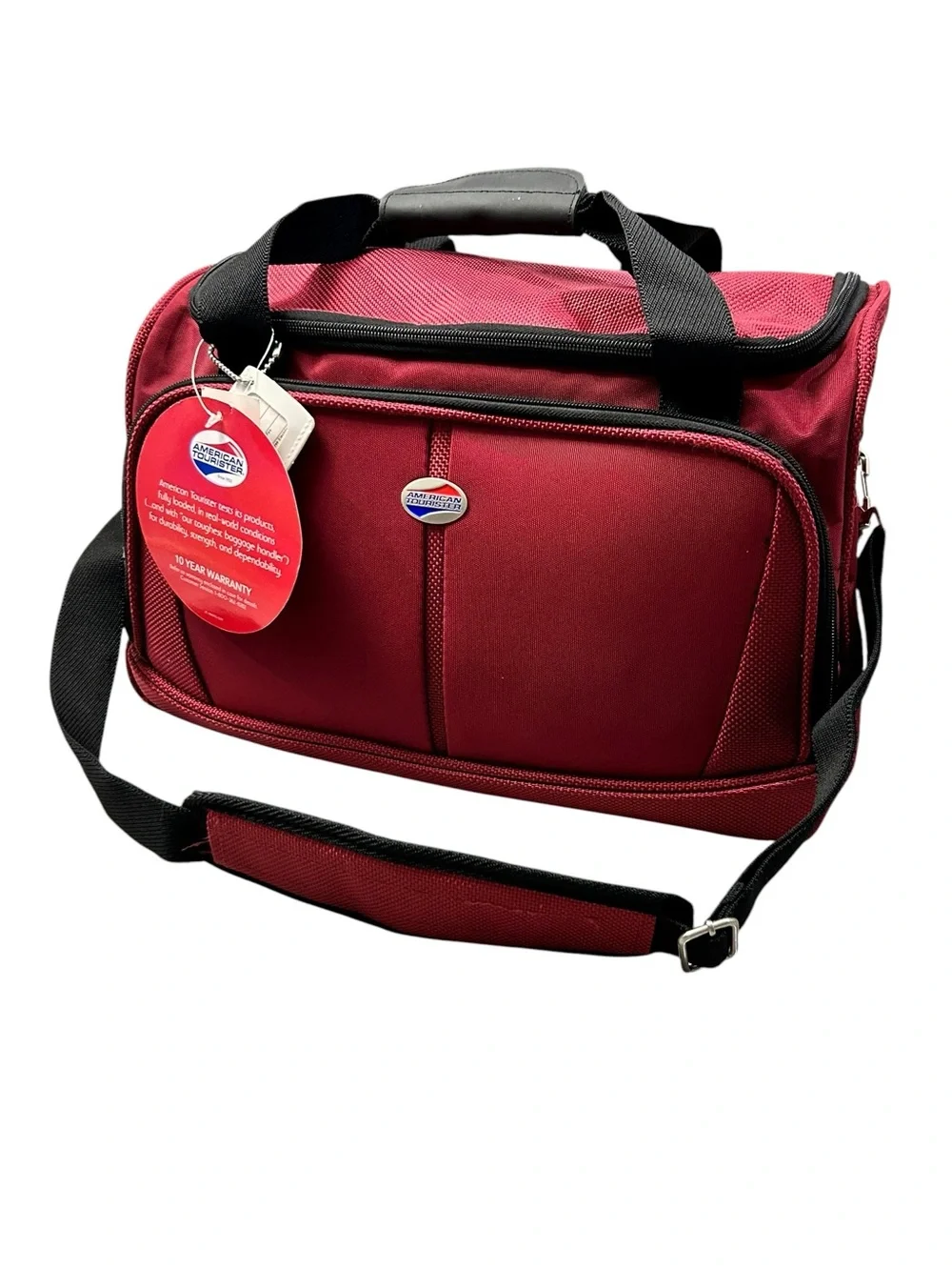 American Tourister iLite XL Burgundy Boarding Bag Carry-On NWT Sangria Travel